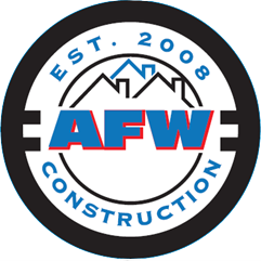 AFW Construction Logo, round