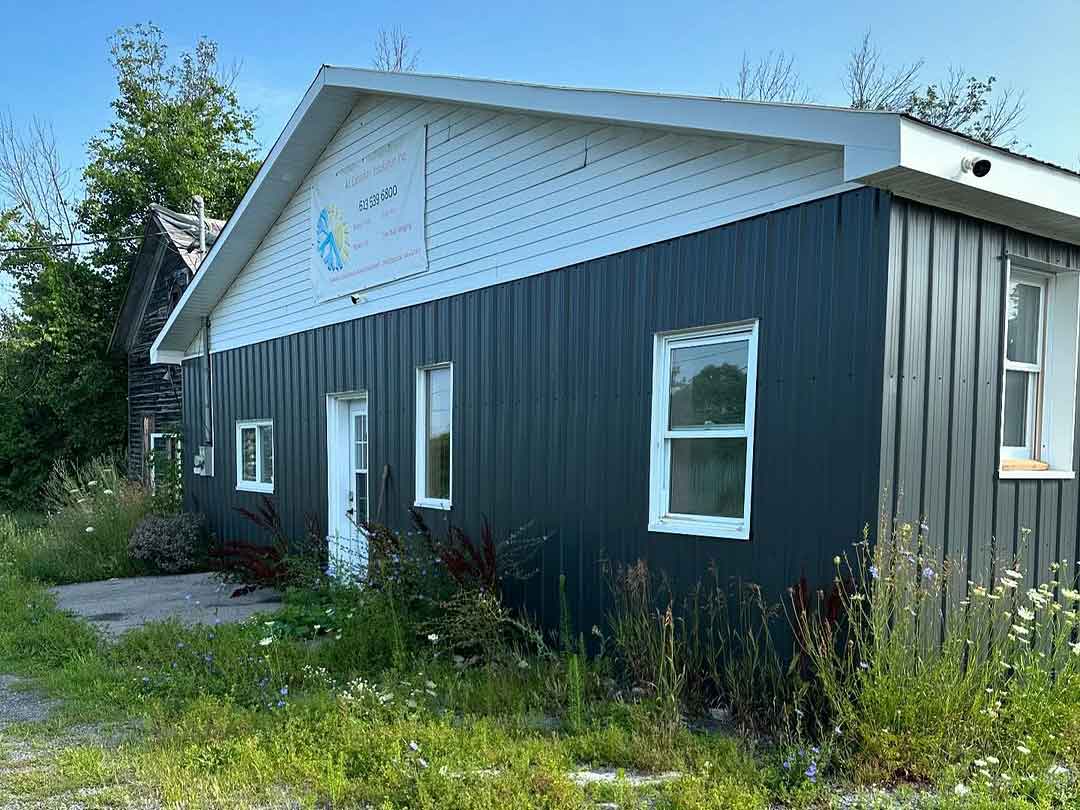 AFW Construction shop exterior before renovation
